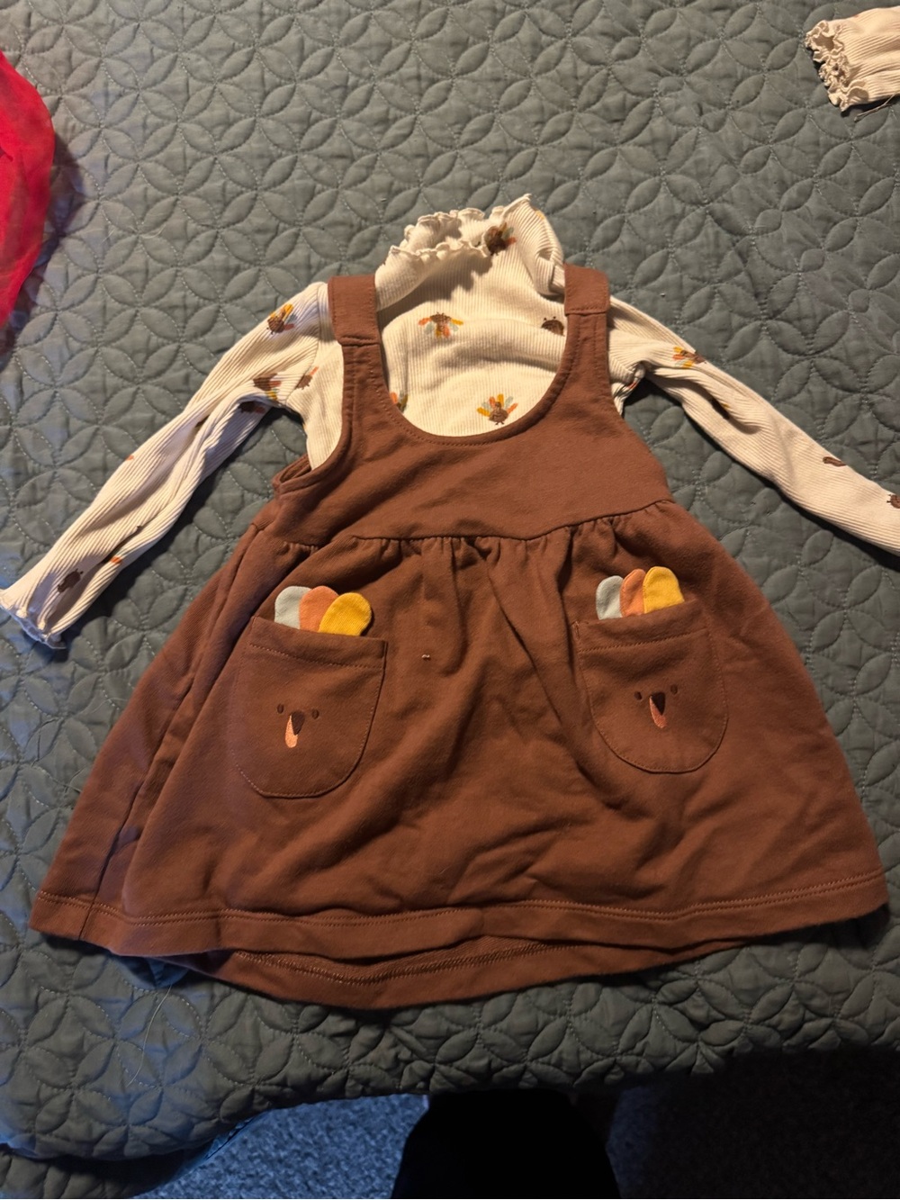 Adorable turkey dress